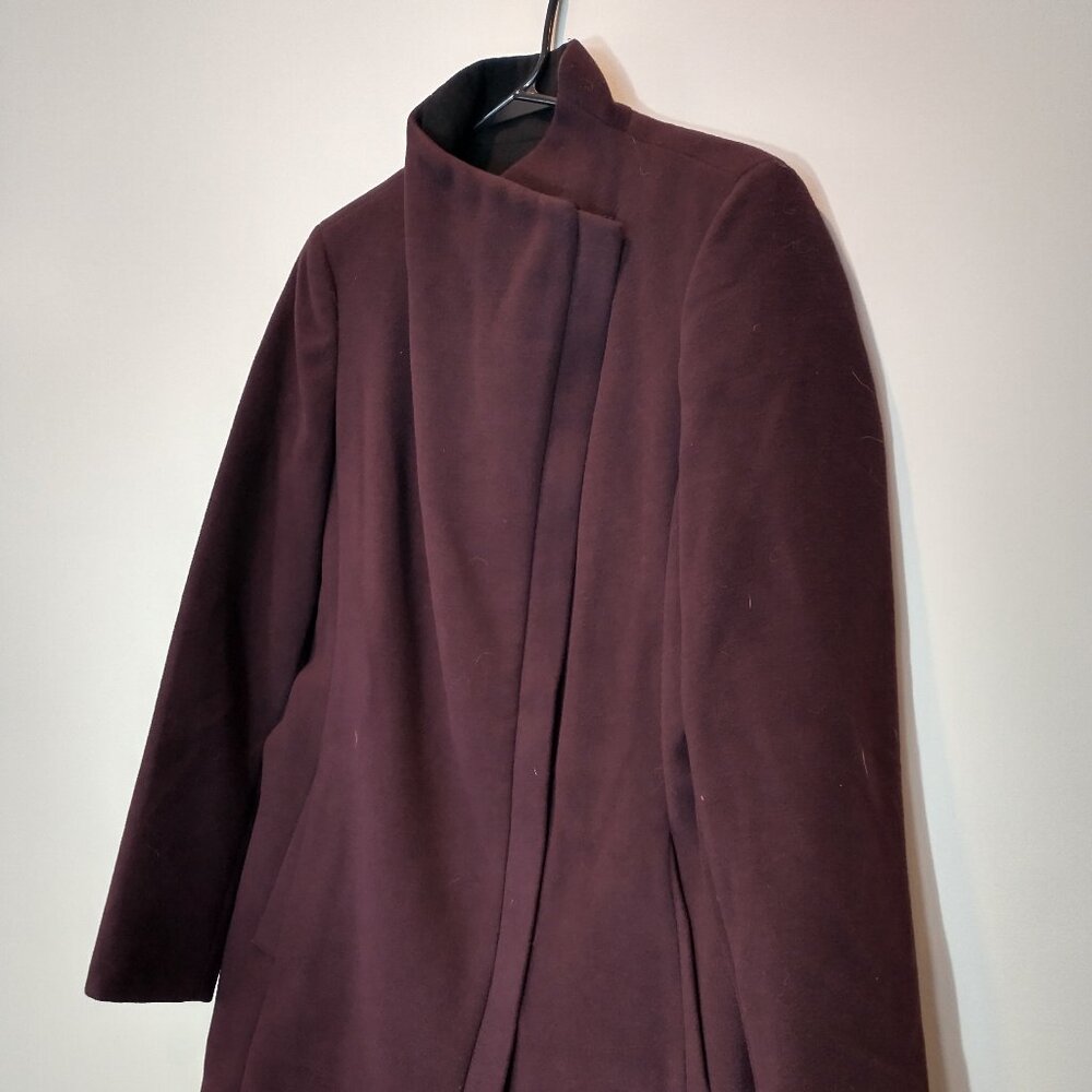 Andrew Marc Mulberry Wool Coat Size S